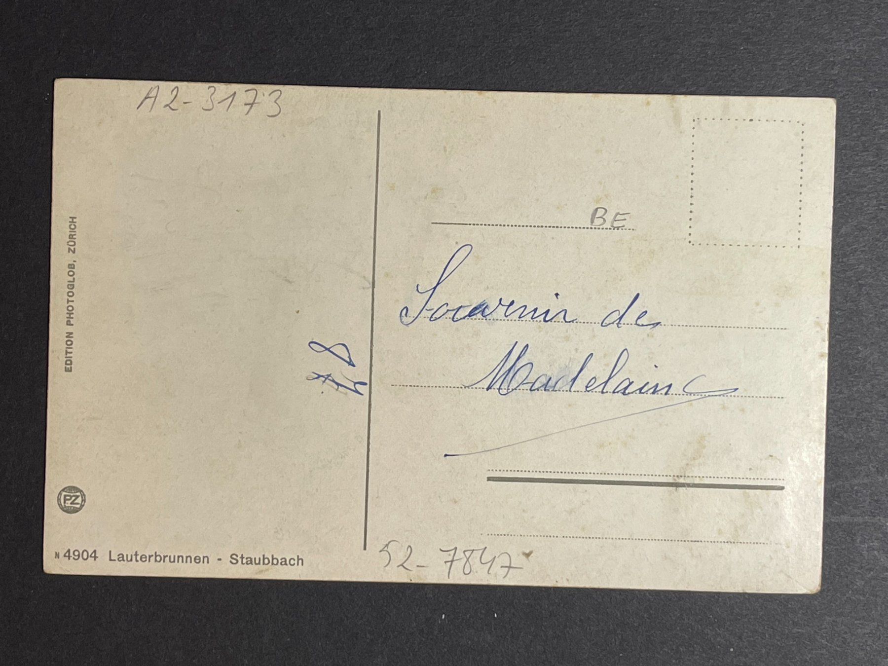 Cartes postales: Lauterbrunnen - Staubbach – D'occasion à Steg VS par _vinci_ 1