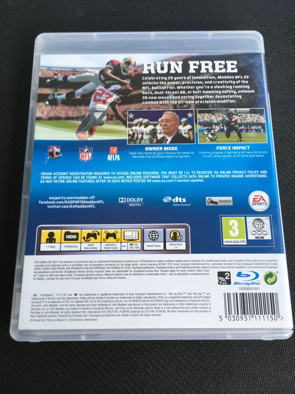 Sony Spiele: Madden 25 - Playstation 3 / PS3 – Gebraucht aus St.Gallen von sjosjo 1