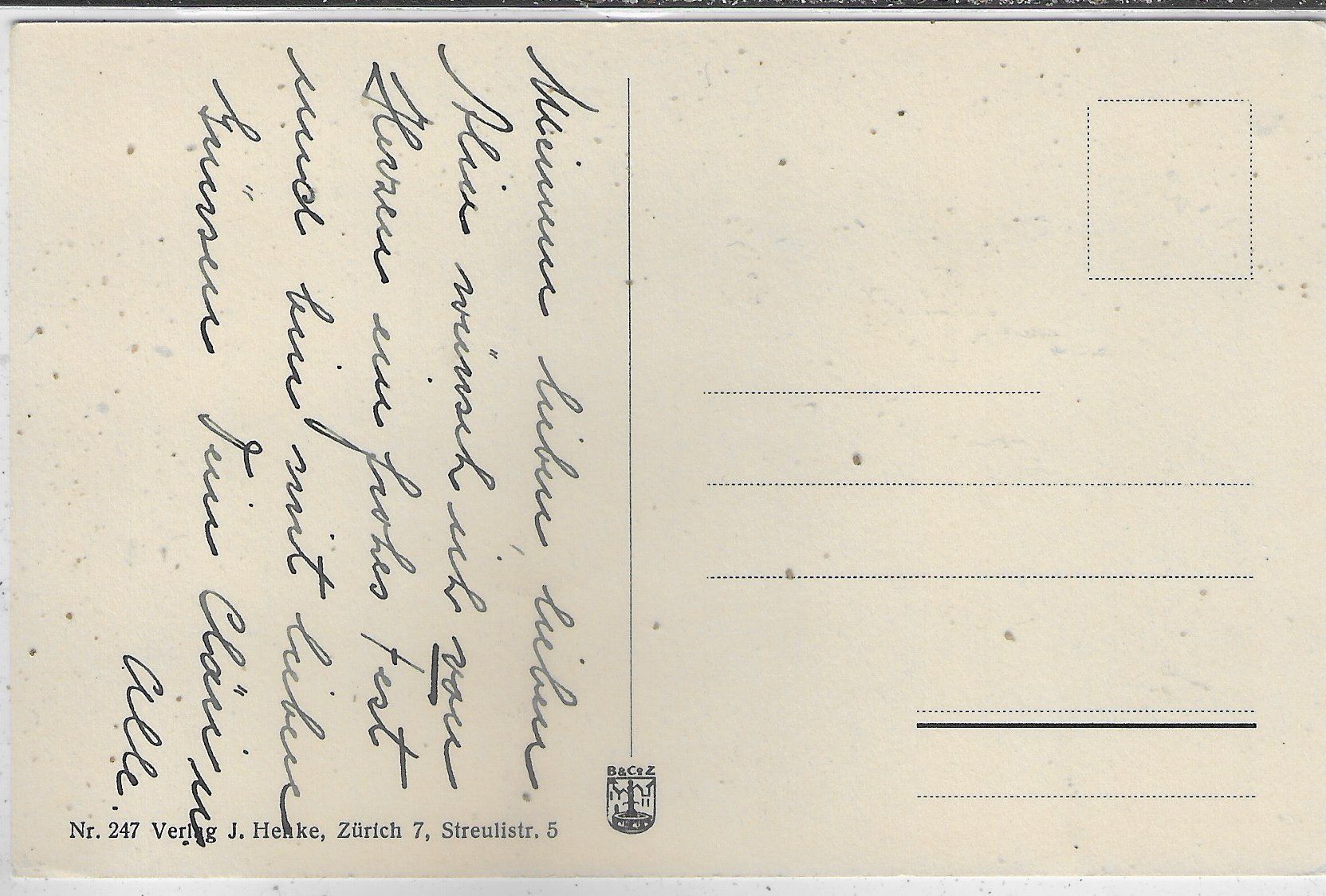 Cartoline postali: Meta Löwe - Weihnachtsgärtlein – Usato da Ettingen venduto da Kartenplanet 1