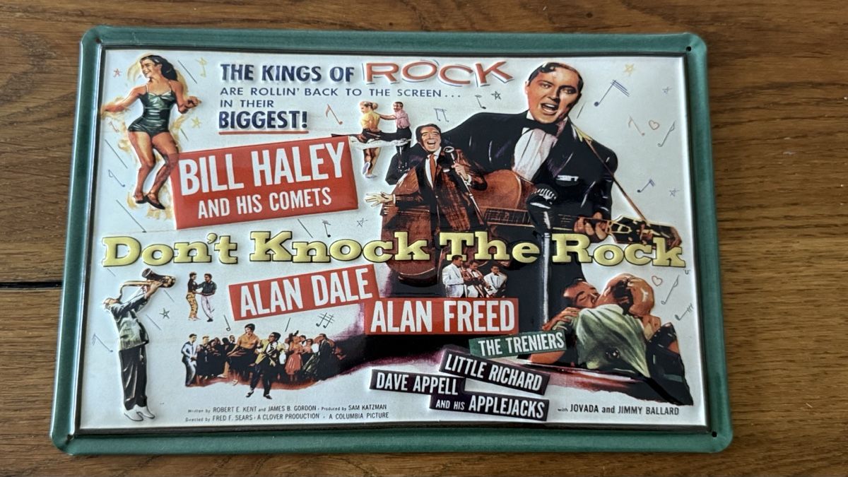Insegne: Blechschild "Don't Knock The Rock" Bill Haley – Usato da Buchrain venduto da Kindlein