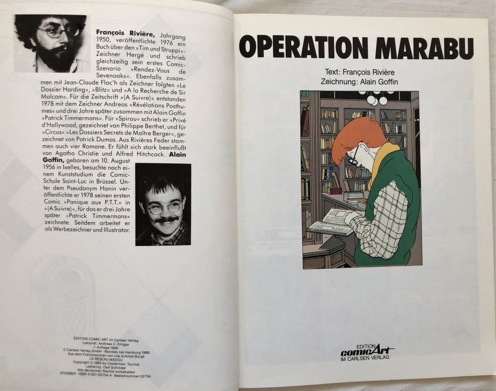 Fumetti: Die Abenteuer des Patrick Timmermans - 1 - Operation Marabu – Usato da Schaffhausen venduto da durruti 1