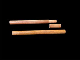 2 Ecoladder Holz-Reisestrohhalter