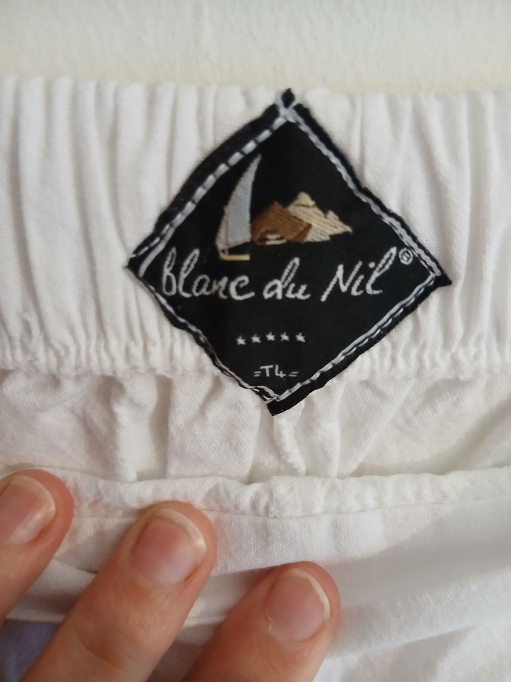 Pantaloni: Blanc Du Nil White Summer Cotton Pants Size T4 – Nuovo (secondo la descrizione) da Wil SG venduto da tre_g2l7 3
