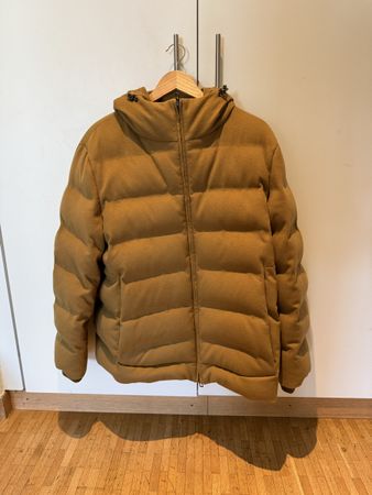 Loro Piana Cashmere Down Jacket C.O.L.D Ochre