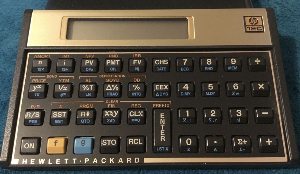 Hewlett Packard Calcolatrici tascabili: Taschenrechner HP-12C unbenutzt – Nuovo (secondo la descrizione) da Schlieren venduto da Jeajet 1