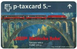 Taxcard KF-320 Rhätische Bahn ungebraucht