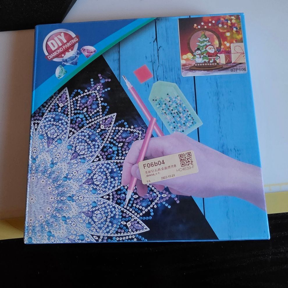 Kit bricolage: DIAMOND PAINTING WEIHNACHTS BILD – Usato da Dintikon venduto da bonita099