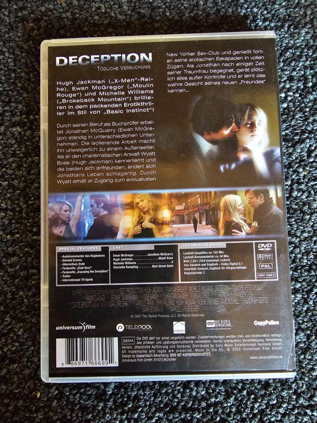 Tutti i DVDs: DECEPTION(13694) – Usato da Ruswil venduto da M71 1