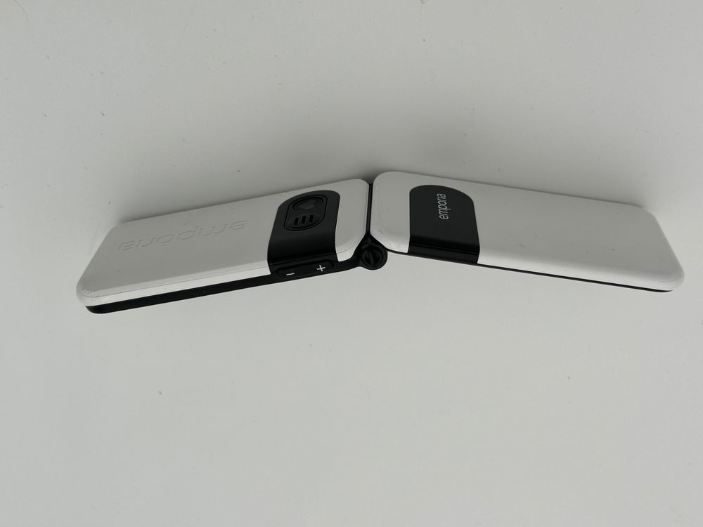 Favory Custodia In Vera Pelle Per Emporia Simplicity – Con Linguetta Di Estrazione E Chiusura In Velcro, Colore Nero
