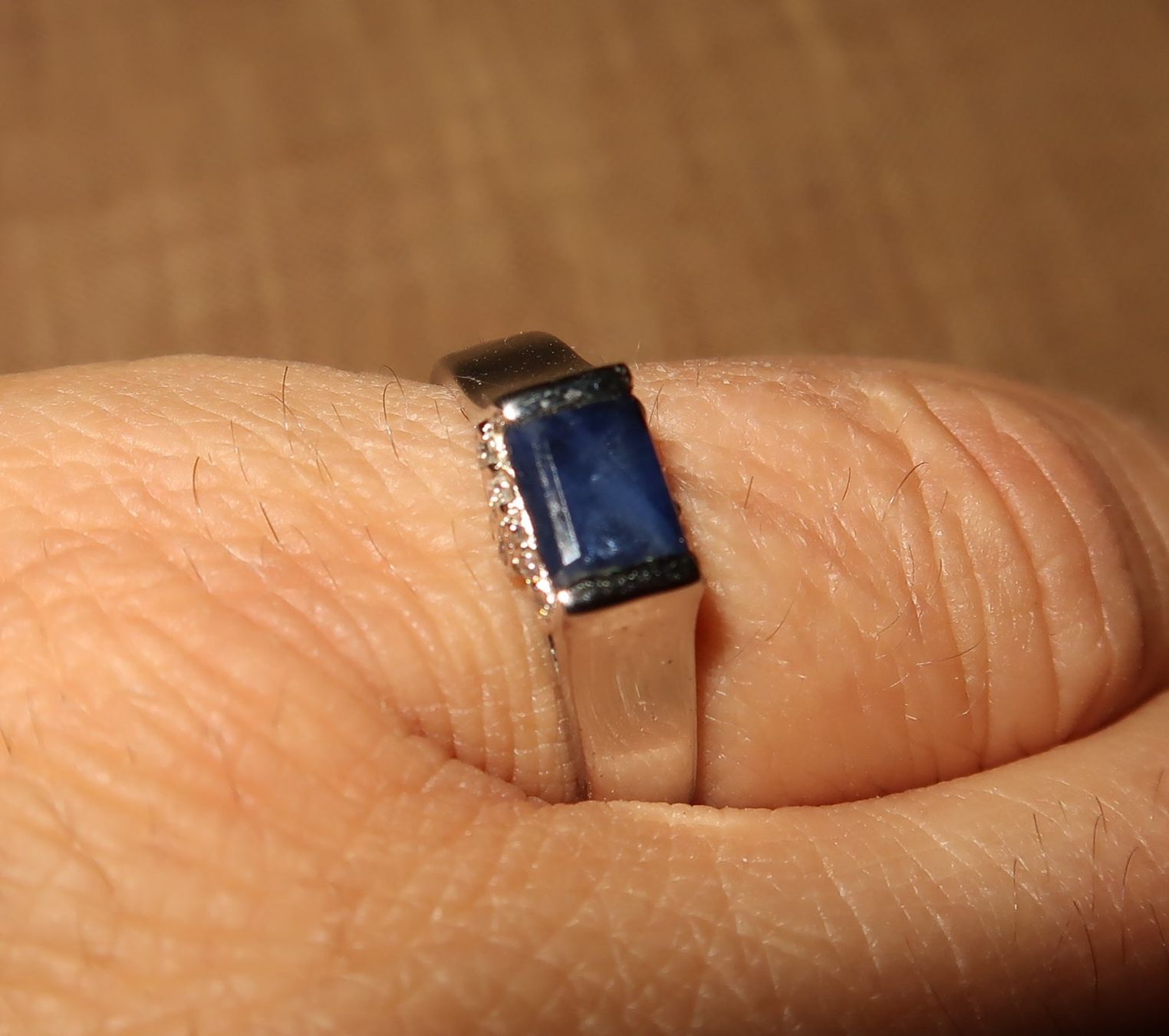 Ringe: Bague Saphir en argent sterling – Gebraucht aus Genève von Lrc