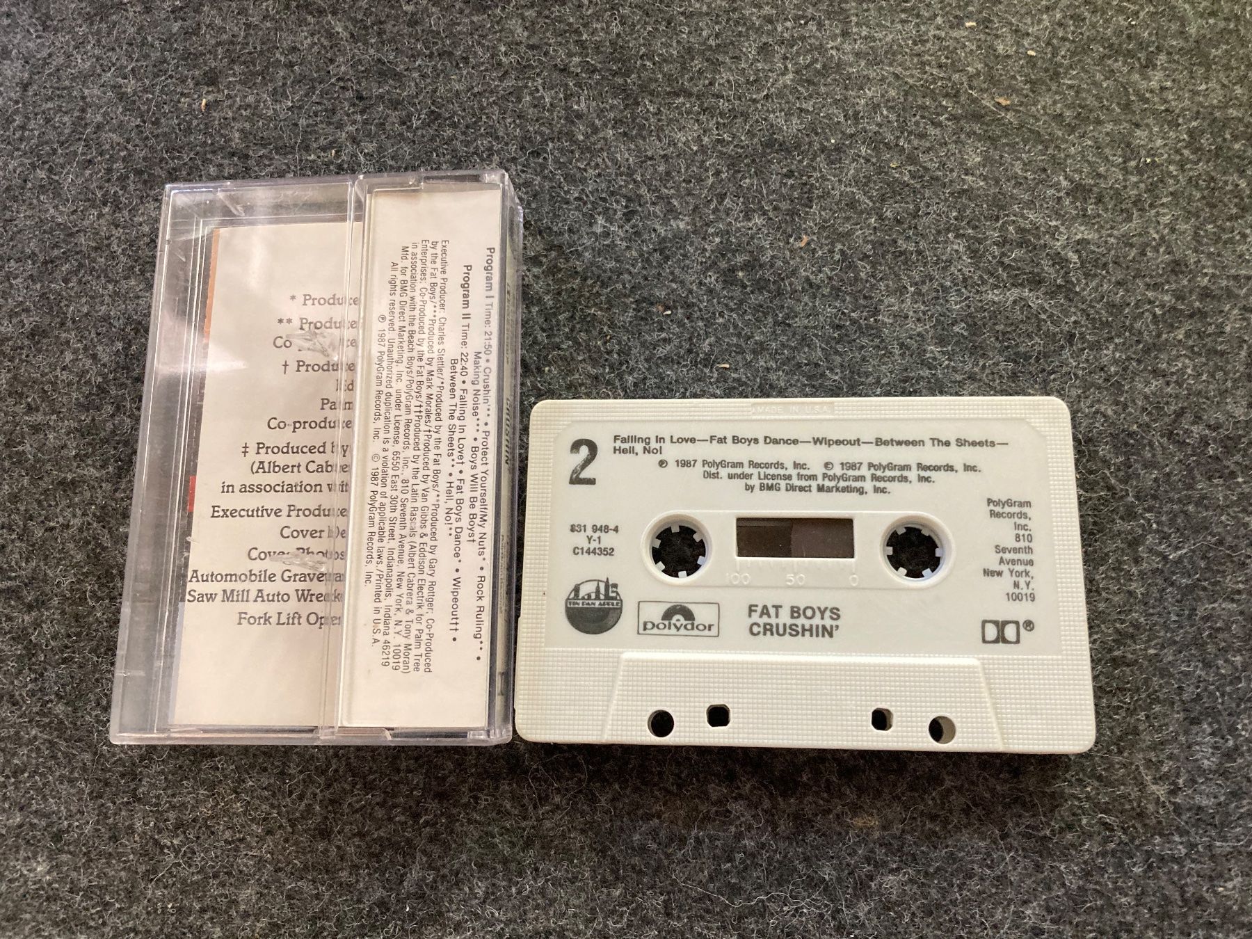 Musicassette: Fat Boys - Crushin' (MC) – Usato da Fribourg venduto da Karushi 4