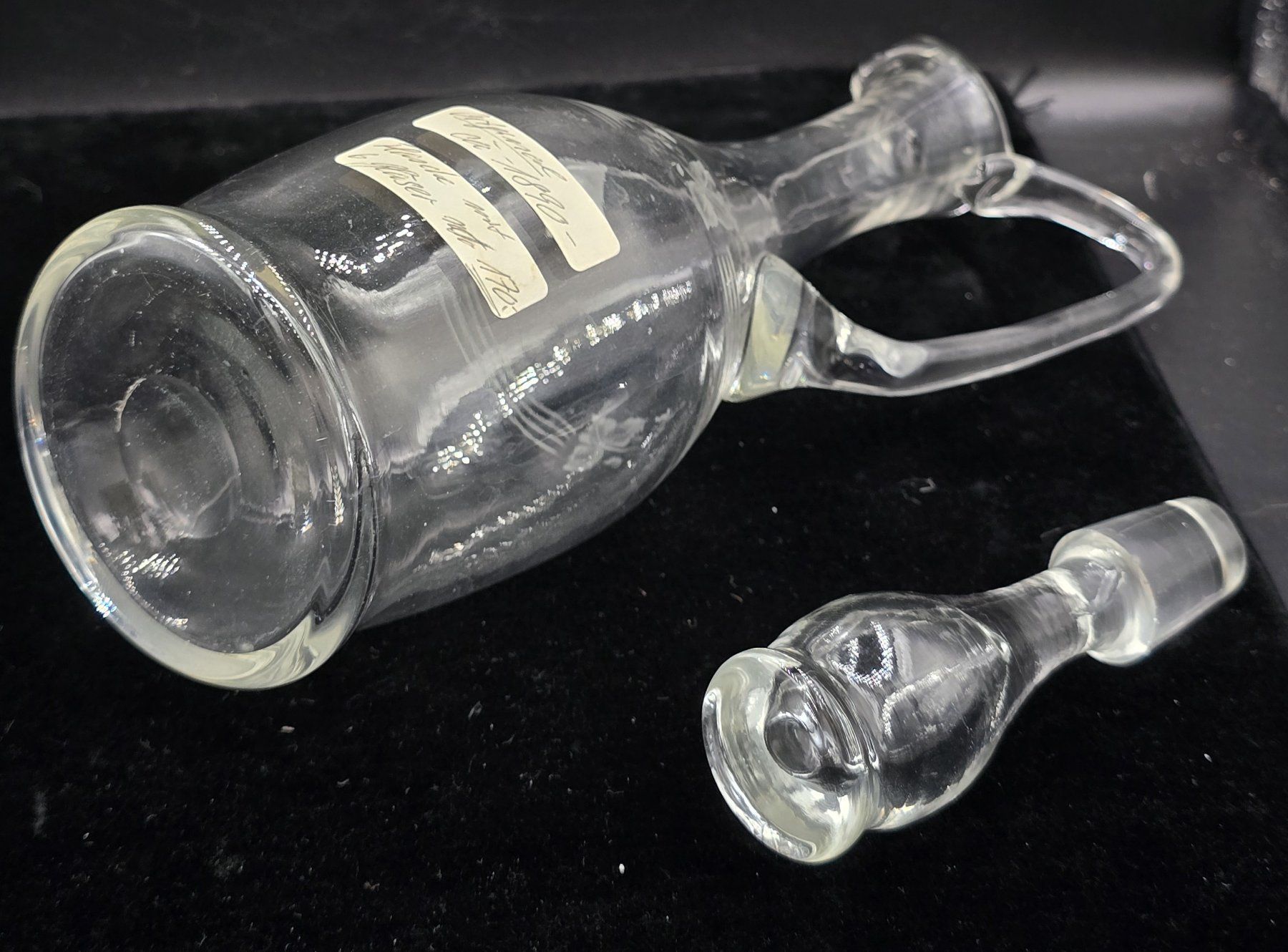 Caraffe: Antike Likörkaraffe mit 6 Gläser ca. 1890 Ja. – Usato da Rorschacherberg venduto da snOOpydOg11 9