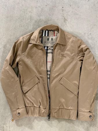 Burberry Jacke beige Harrington Made in England Gr 46