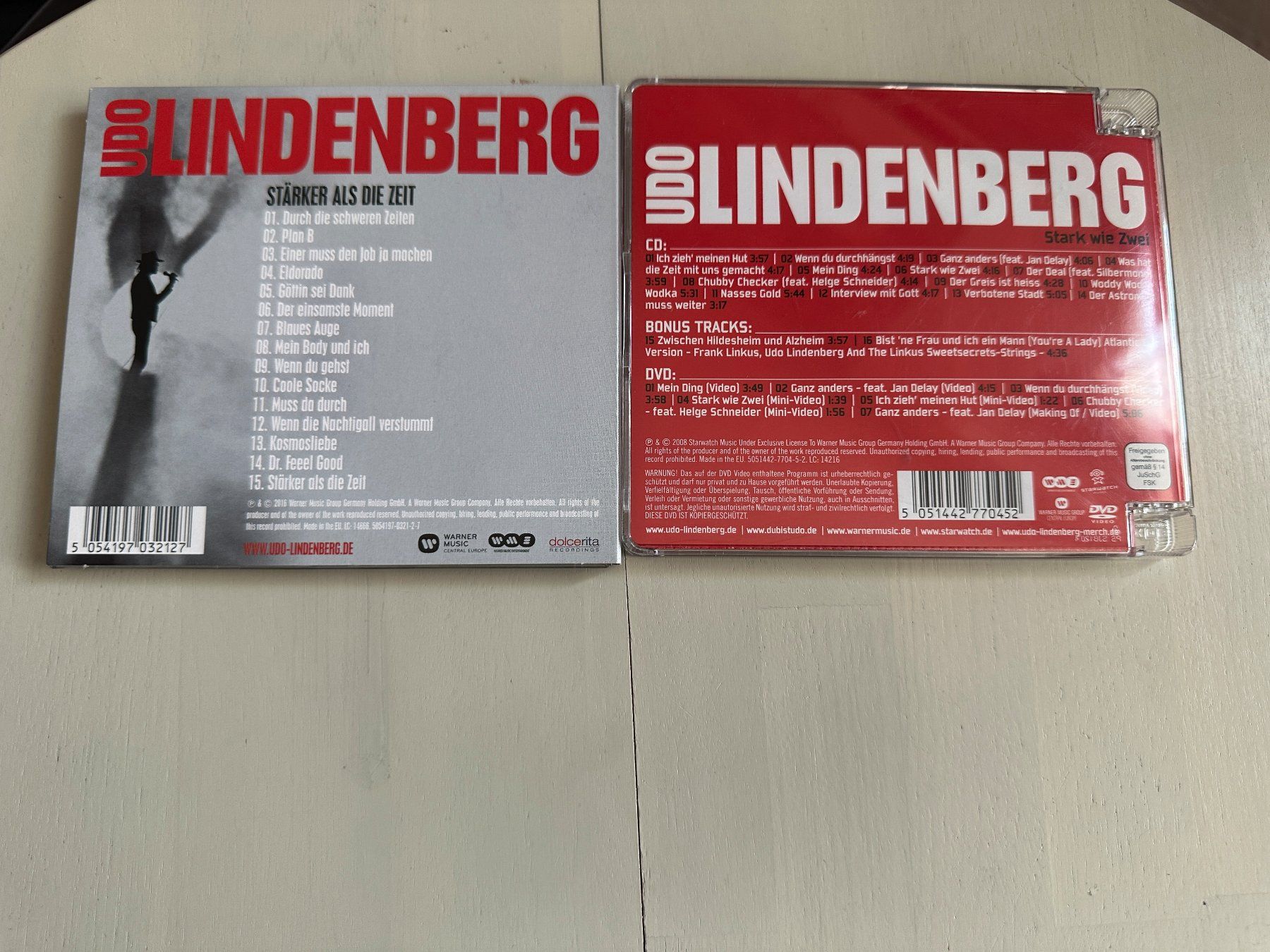 CDs: UDO LINDENBERG tolle CD's/DVD Platin edit bonus Digipack – Gebraucht aus Basel von Partridge 1