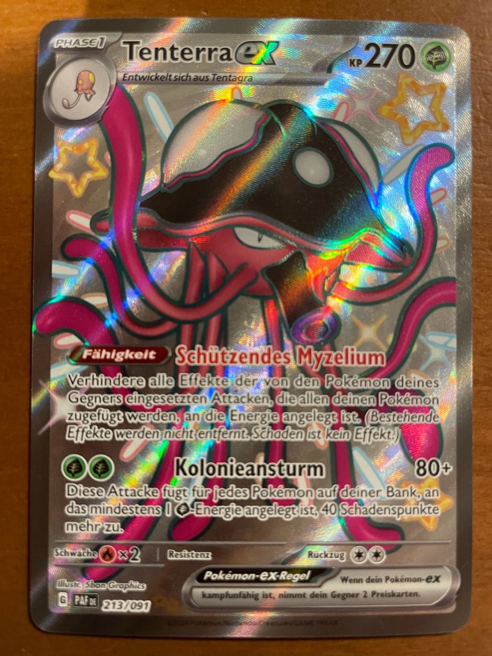 Pokémon Sammelbilder & Trading cards: Pokemon Tenterra eX (Versand gratis) – Neu (gemäss Beschreibung) aus Chur von Angerson