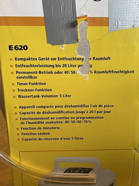 Deumidificatori: Luftentfeuchter Fust Primotecq E620 – Usato da Escholzmatt venduto da fatattack13 1