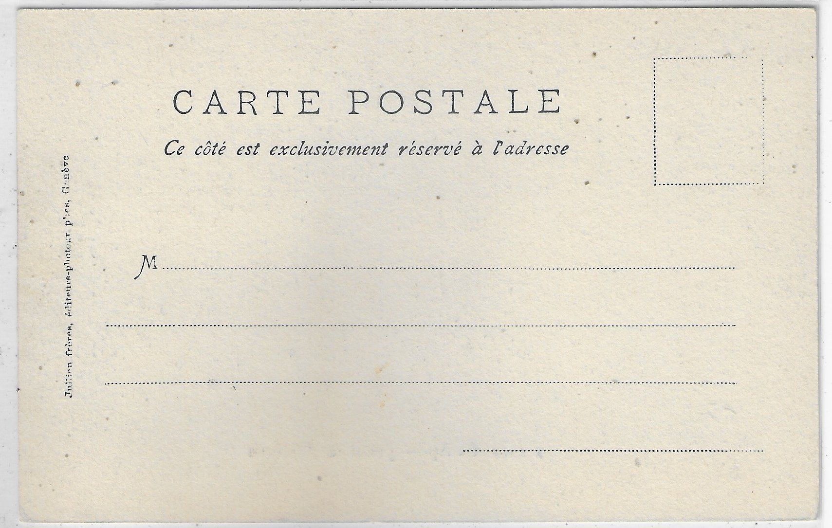 Cartoline postali: Ouchy - Hotel du Chateau - animee – Usato da Ettingen venduto da Kartenplanet 1