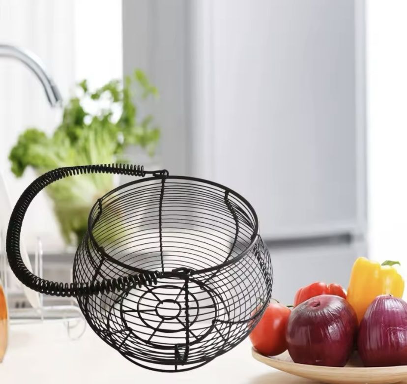 Altro per la casa: Draht Eierkorb tragbar mit Griff Behälter dekorative Küche – Nuovo e nell'imballaggio originale da Seon venduto da Aaargauer01 8