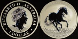 BRUMBY AUSGABE 1 UNZE OZ AUSTRALIEN 2020 SILBER SILBERMÜNZE