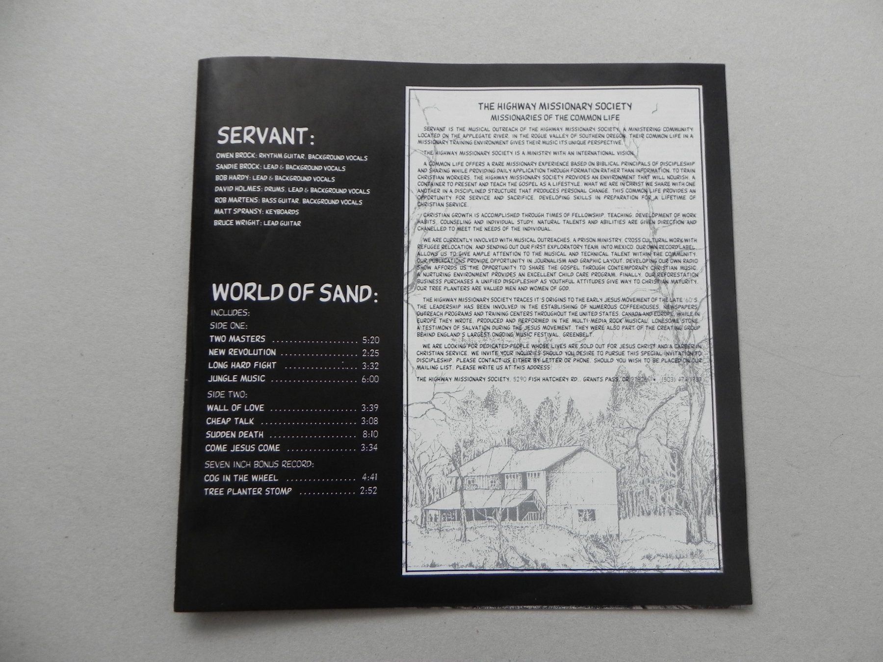 Dischi in vinile: LP brit. Religous New Wave Rock Servant – Usato da Siebnen venduto da krimsie 5