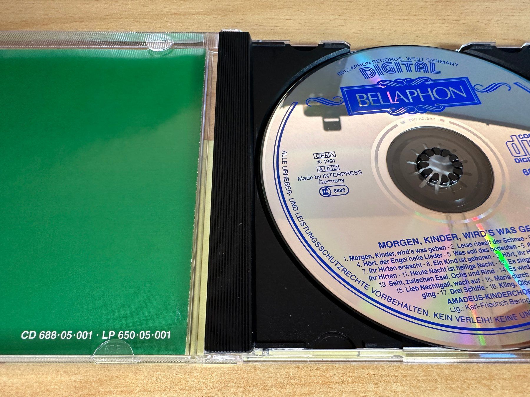 CD: Amadeus-Kinderchor - Morgen, Kinder, Wird's Was... – Usato da Rikon im Tösstal venduto da Alpenmutz 2