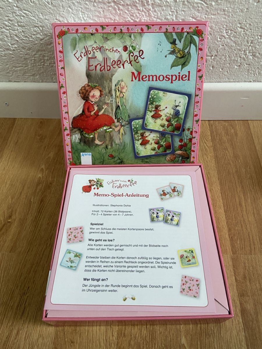 Spiele: Erdbeerinchen Erdbeerfee Memory Spiel – Neu (gemäss Beschreibung) aus Ehrendingen von CalvineT