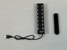 MKEPS USB - 7 ‑ Port - Hub mit Ein / Aus Schaltern