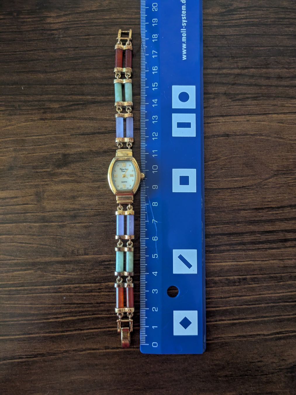 Orologi: Quartz Uhr mit Steinarmband – Usato da Sarmenstorf venduto da Mino_1888 3
