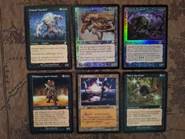 MTG - 6 Premodern Zombie cards, incl. 2 foils (EN, FR, DE)