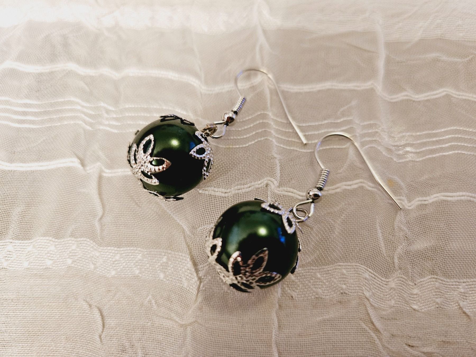 Boucles d'oreille: Ohrringe aus Glasperlen – Neuf (Voir description) à Dietikon par Eleda 1