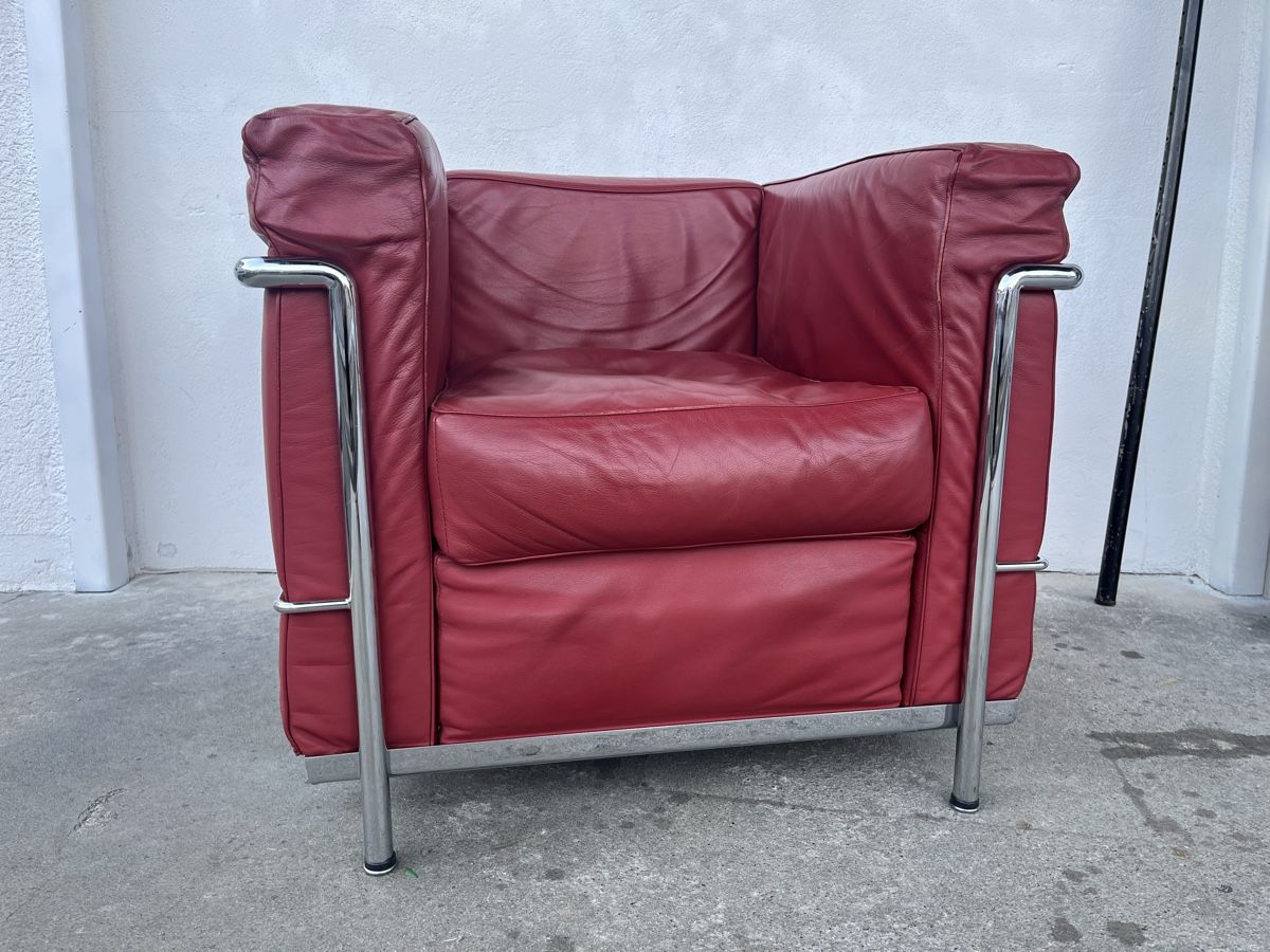 Le Corbusier Sessel: 70er Jahre Stahlrohrsessel Chrom – Gebraucht aus Bern von fotolog111