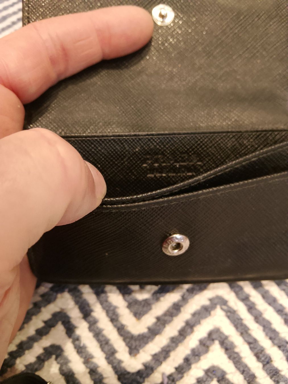 Prada Portefeuilles: Portemoinne  PRADA Leder schwarz – D'occasion à Bellikon par MellonCollieMitTwint 4