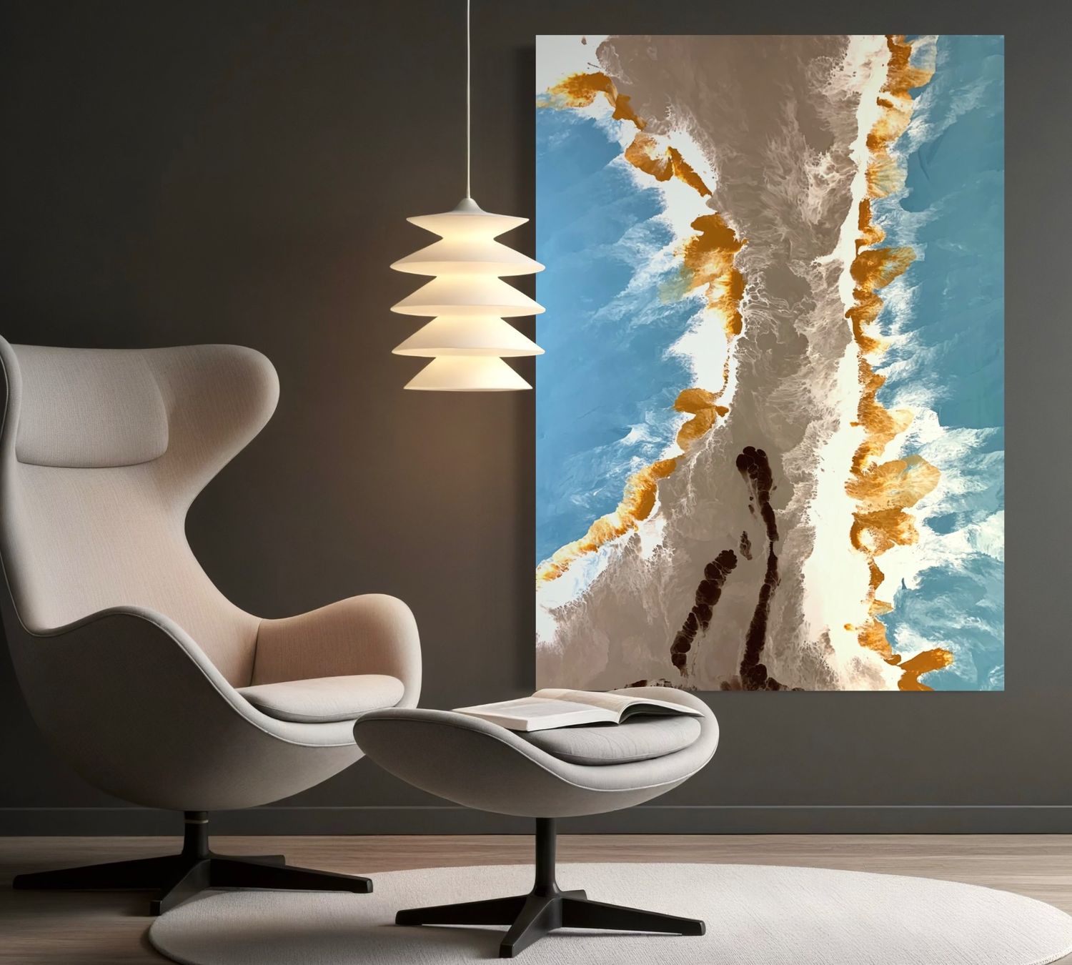 Dipinti: Original abstraktes Acryl Kunstwerk – Nuovo e nell'imballaggio originale da Luzern venduto da edmundart