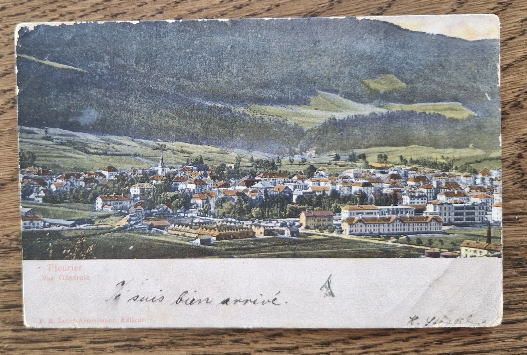Cartoline postali: Fleurier 1903 n. Töss – Usato da Ebikon venduto da Donar50