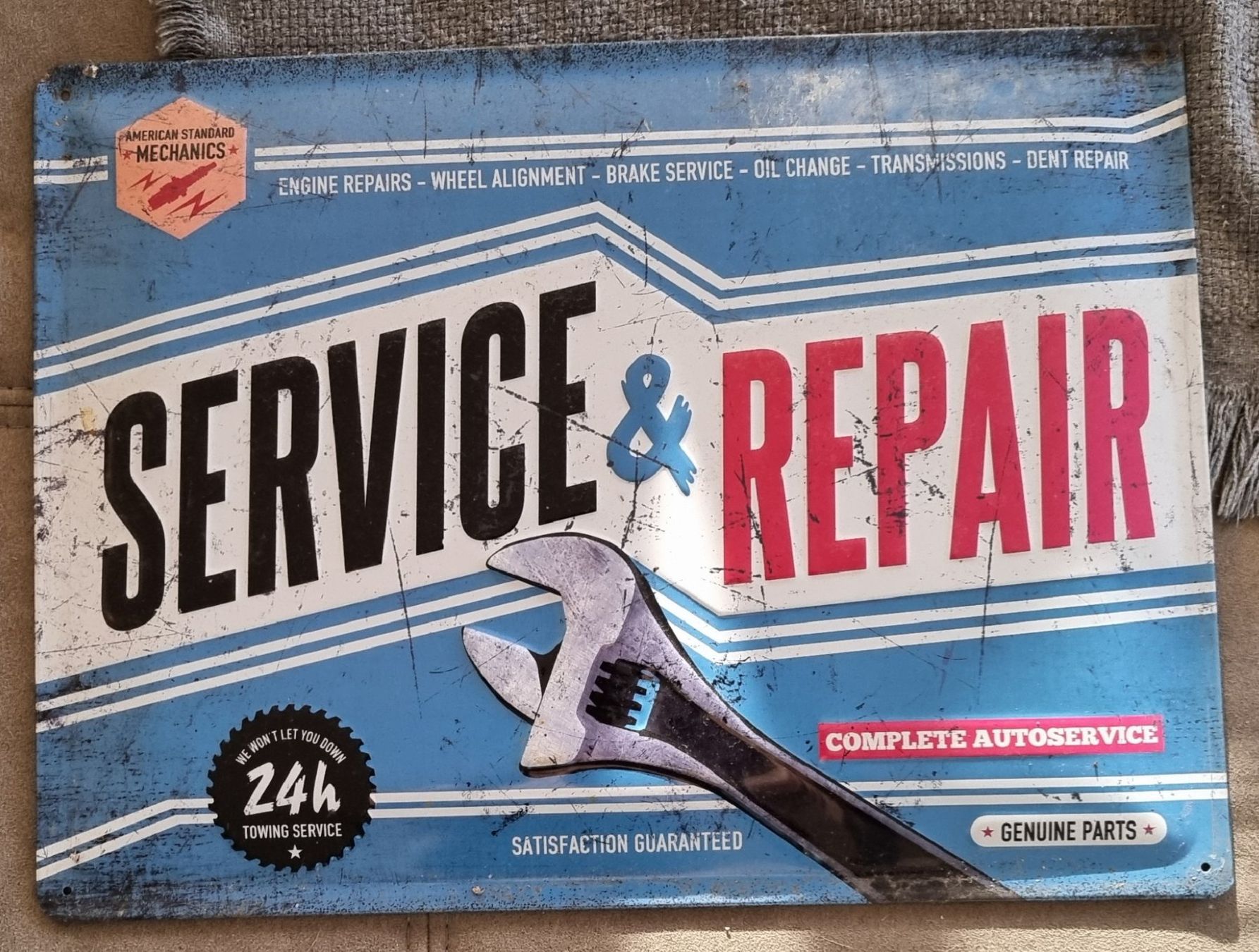 Insegne: Blechschild Nostalgic-Art Service & Repair – Usato da Neuenegg venduto da muenzenweber-ch
