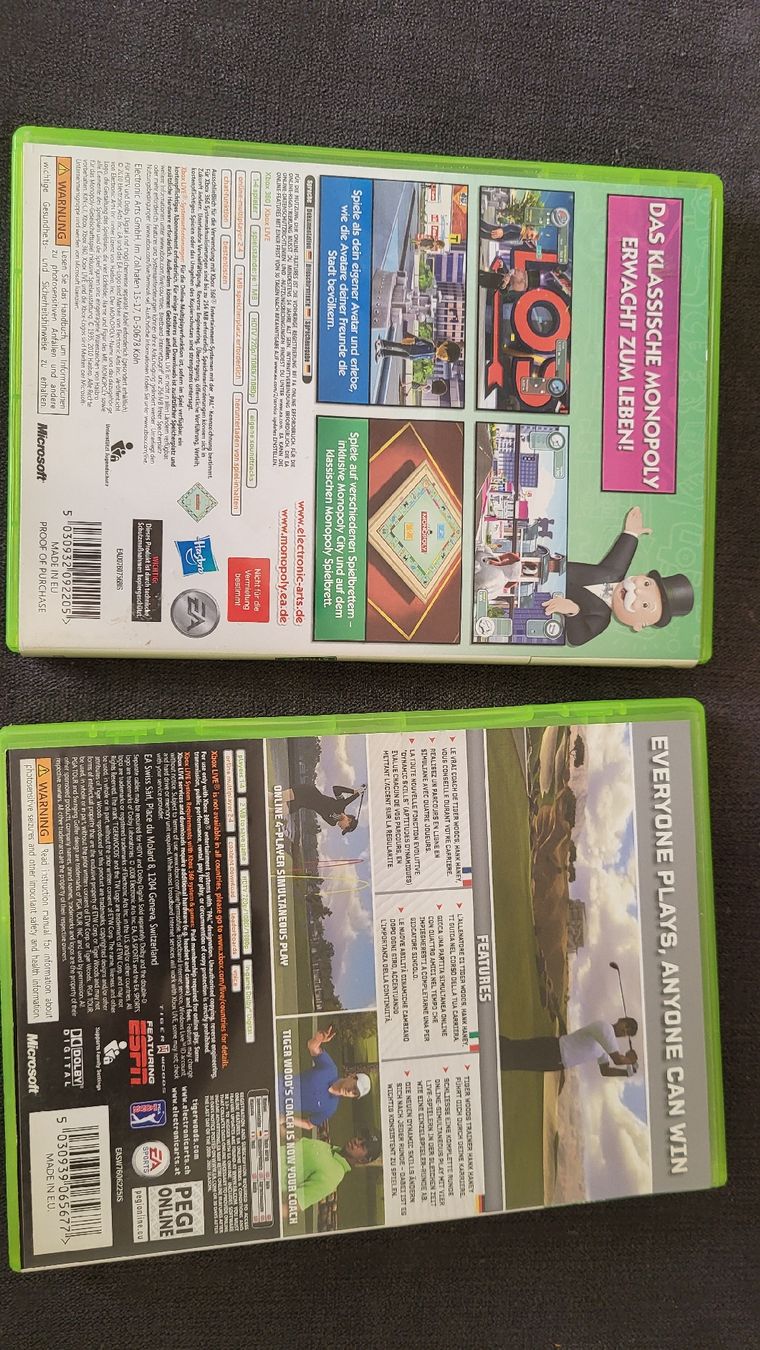 Spiele: X Box 360 Spiele set.2x Kompl. – Gebraucht aus Biel/Bienne von Retrohr 2