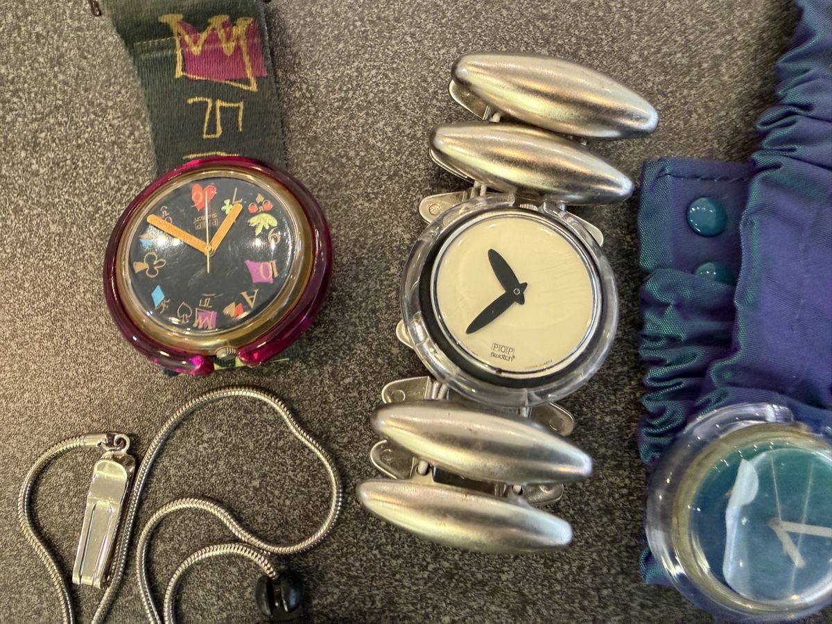 Swatch Uhren: 6 x POP SWATCH - seltene Modelle – Gebraucht aus Lufingen von Rac0 2