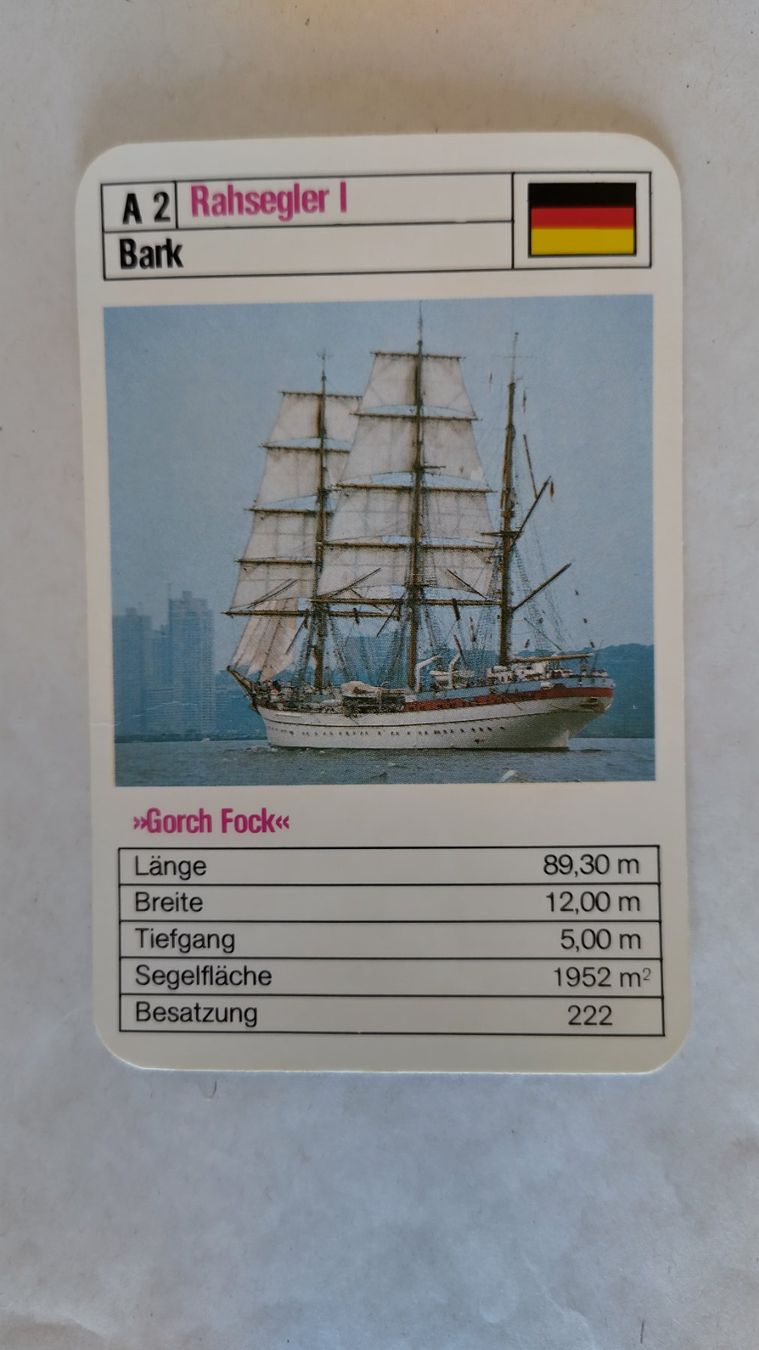 Giochi: Schiffe Quartett - Windjammer ab Fr. 8.- / 32 Karten + 2 – Usato da Bellach venduto da JingleJerry 7