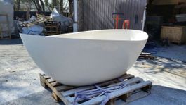 Badewanne Freistehende Bad Wanne Terrazzo Stein Becken Basin