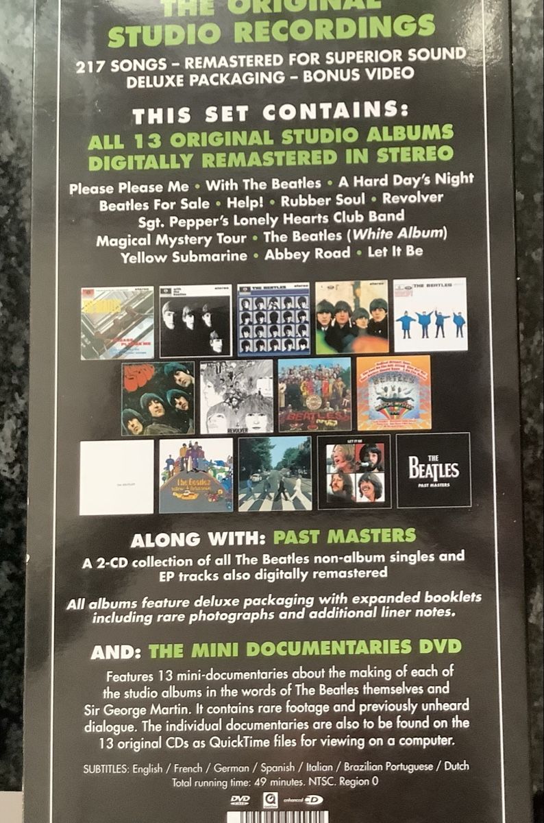 CD: The Beatles - The Original Studio Recordings Box Set – Nuovo e nell'imballaggio originale da Biel-Benken BL venduto da Lanma 1