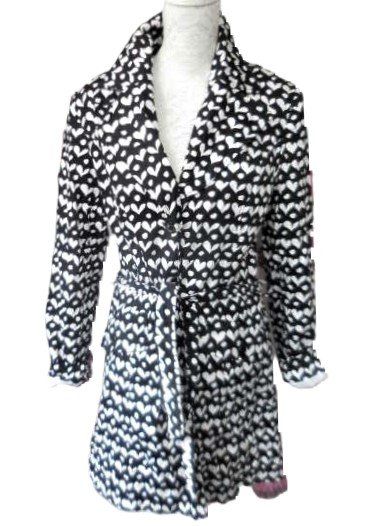 Gr. 38 40 STEILMANN leichtere längere Jacke HERZLI MUSTER (Gebraucht ...