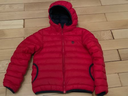 Timberland Daunenjacke, Kinder, Top Zustand, Grösse 152 Rot