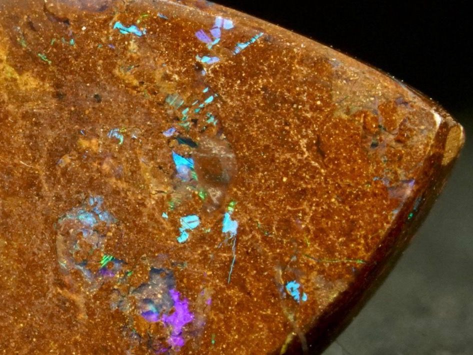 Opale Boulder Crystal Cores 3.67 Carats - Naturelle Non Traitée - Australie - Neuf Avec Étiquettes