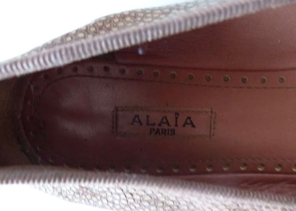 Alaia Damenschuhe: Alaia Ballerina Gr. 38.5, braun – Gebraucht aus Triesen von atos87 4