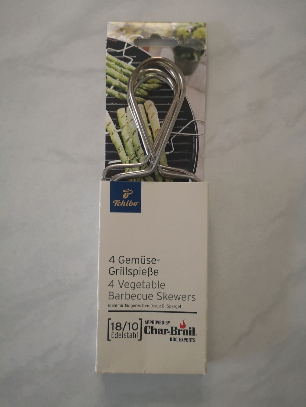 Komplettküchen: 4 Gemüsespiesse aus Edelstahl – Neu (gemäss Beschreibung) aus Sissach von cor_n2dt 1