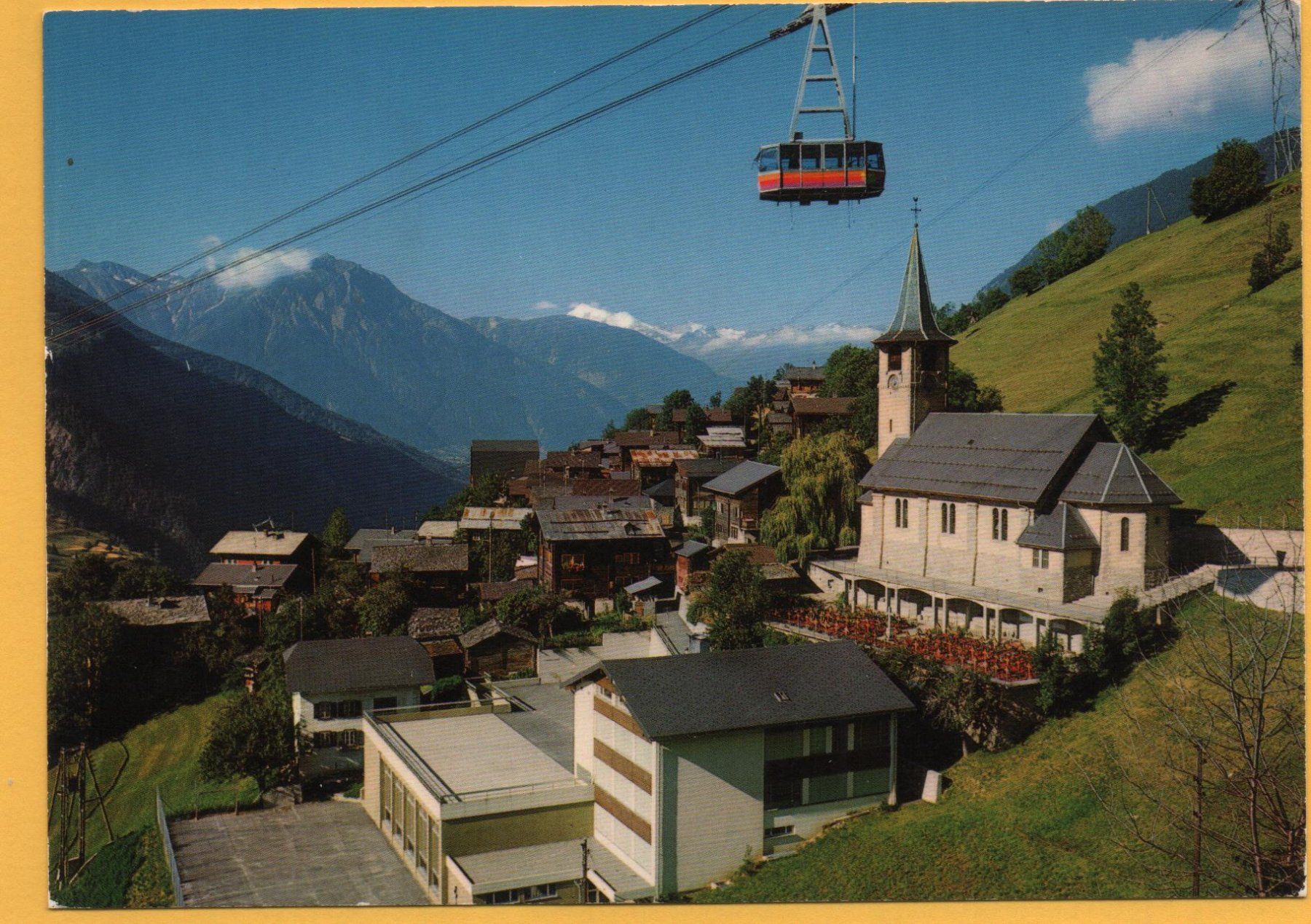 Ansichtskarten: BETTEN Luftseilbahn Bettmeralp – Neu (gemäss Beschreibung) aus Jona von philajona