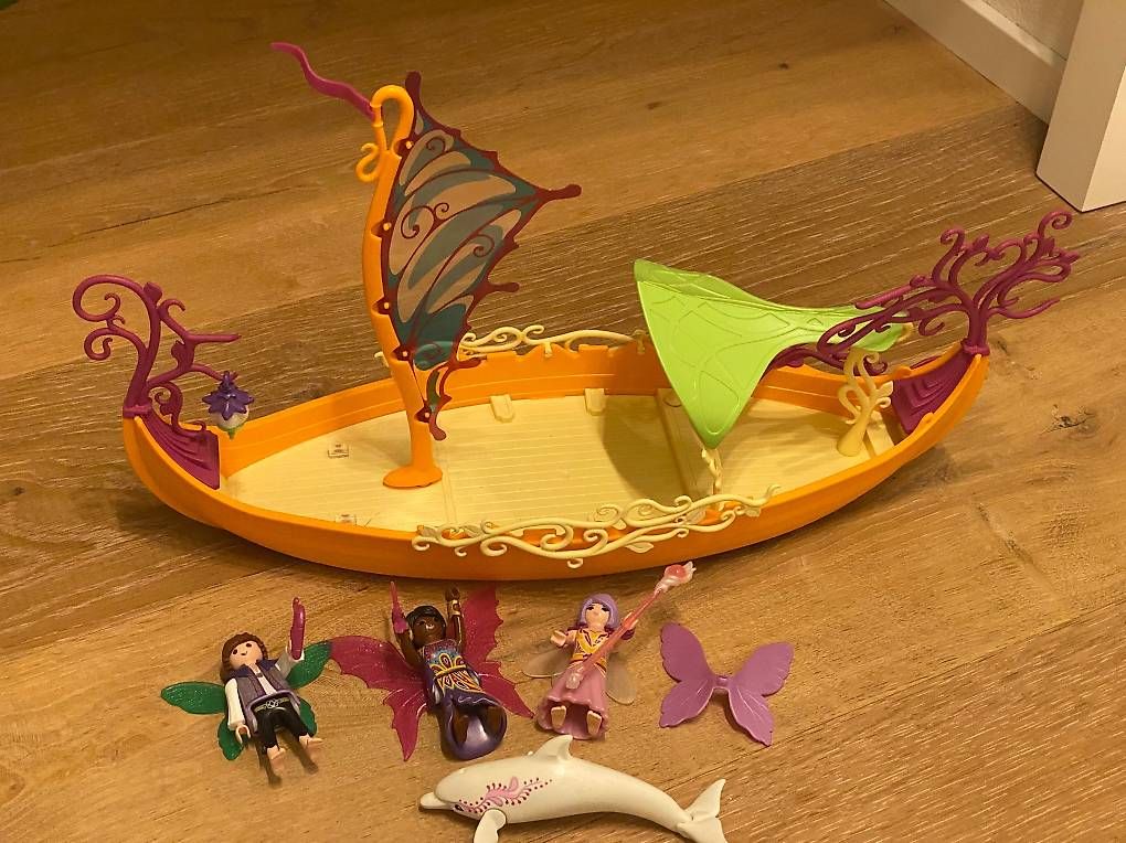Spielzeuge: PLAYMOBIL 9133 Romantisches Feenschiff – Gebraucht aus Steinach von Susansung 3