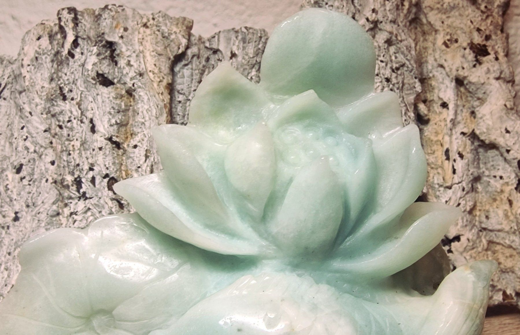 Mineralien & Heilsteine: Aktion!Wunderschöne blaue Amazonit Koi Skulptur 920g – Neu (gemäss Beschreibung) aus Matzingen von Shay_Crystalz 3