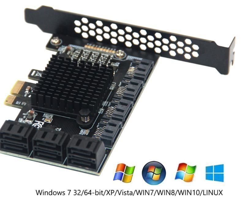Unità & Adattatore: SATA PCIe 1X Adapter 10 Ports – Nuovo e nell'imballaggio originale da Unterägeri venduto da RmOnline 2
