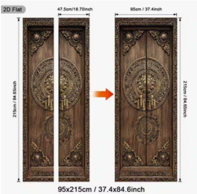 Foto & Immagini: Marokko Tür Poster Wandbild Orient Design – Nuovo e nell'imballaggio originale da Sarmenstorf venduto da taosun2 1